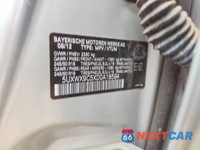 Zdjęcie 13 z 13 samochodu: 2013 BMW X3 XDRIVE28I VIN:5UXWX9C5XD0A18594 - miniatura