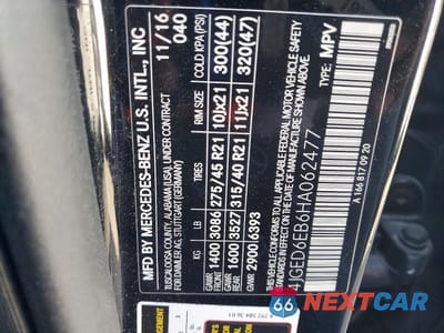 Zdjęcie 13 z 13 samochodu: 2017 MERCEDES-BENZ GLE COUPE 43 AMG VIN:4JGED6EB6HA062477 - miniatura