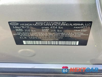 Zdjęcie 12 z 12 samochodu: 2021 HYUNDAI SONATA SEL PLUS VIN:5NPEJ4J28MH132099 - miniatura