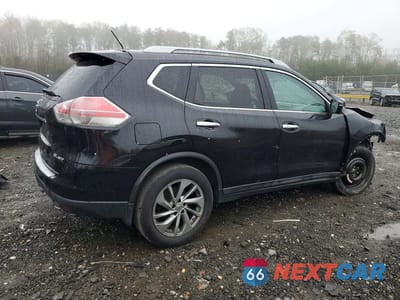 Trzecie zdjęcie samochodu z tyłu: 2015 NISSAN ROGUE SL VIN:5N1AT2MV7FC879237 - miniatura