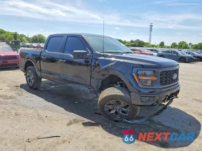 Czwarte zdjęcie samochodu z boku: 2025 FORD F150 STX VIN:1FTEW2LPXSKE68124 - miniatura