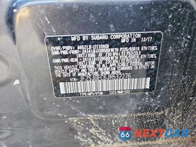 Zdjęcie 12 z 12 samochodu: 2018 SUBARU FORESTER 2.0XT PREMIUM VIN:JF2SJGEC6JH532276 - miniatura