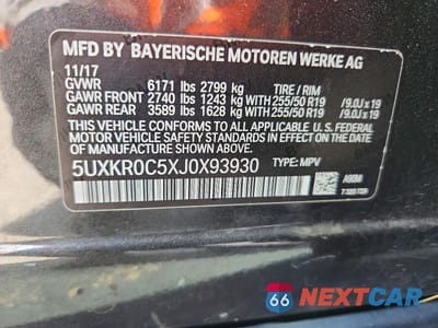 Zdjęcie 14 z 14 samochodu: 2018 BMW X5 XDRIVE35I VIN:5UXKR0C5XJ0X93930 - miniatura