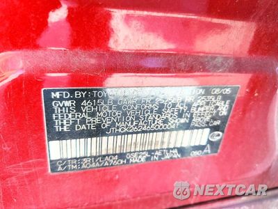 Zdjęcie 12 z 12 samochodu: 2006 LEXUS IS 250 VIN:JTHCK262465000041 - miniatura