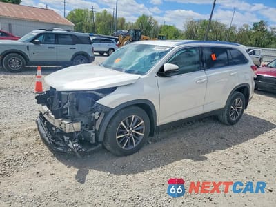 2019 TOYOTA HIGHLANDER XLE 5TDJZRFH5KS596931 - główne zdjęcie licytacji z USA - miniatura