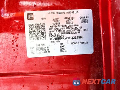 Zdjęcie 13 z 13 samochodu: 2023 CHEVROLET TRAVERSE PREMIER VIN:1GNERKKW7PJ214598 - miniatura