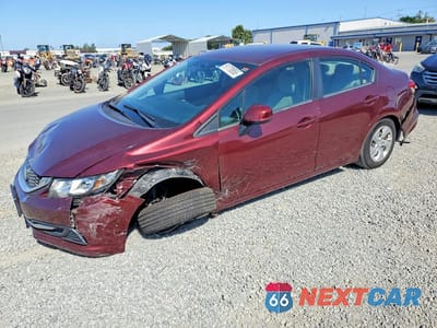 2013 HONDA CIVIC LX 19XFB2F50DE061560 - główne zdjęcie licytacji z USA - miniatura