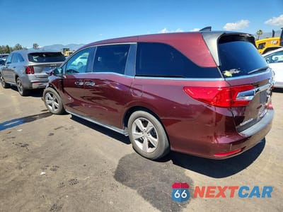 Drugie zdjęcie samochodu z przodu: 2020 HONDA ODYSSEY EXL VIN:5FNRL6H7XLB033306 - miniatura