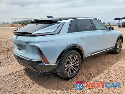 Trzecie zdjęcie samochodu z tyłu: 2024 CADILLAC LYRIQ LUXURY VIN:1GYKPPRK9RZ141203 - miniatura