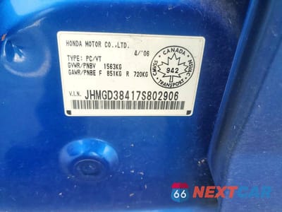 Zdjęcie 13 z 13 samochodu: 2007 HONDA FIT VIN:JHMGD38417S802906 - miniatura