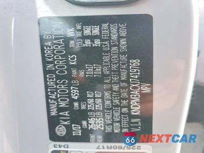 Zdjęcie 12 z 12 samochodu: 2018 KIA SPORTAGE LX VIN:KNDPM3ACXJ7419768 - miniatura