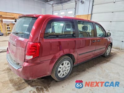 Trzecie zdjęcie samochodu z tyłu: 2014 DODGE GRAND CARAVAN SE VIN:2C4RDGBG0ER406002 - miniatura