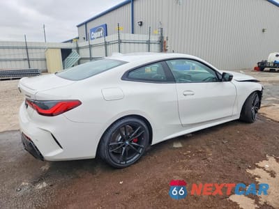 Trzecie zdjęcie samochodu z tyłu: 2022 BMW 430XI VIN:WBA73AP07NCJ80551 - miniatura