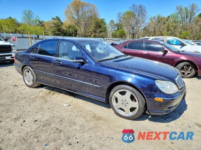 Czwarte zdjęcie samochodu z boku: 2002 MERCEDES-BENZ S 55 AMG VIN:WDBNG73J72A229270 - miniatura