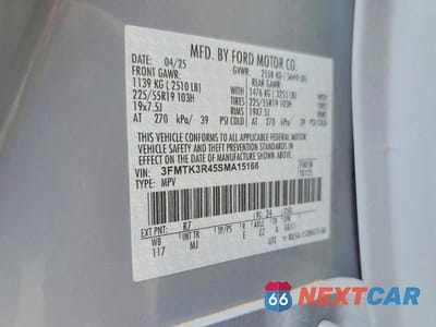 Zdjęcie 12 z 12 samochodu: 2025 FORD MUSTANG MACH-E PREMIUM VIN:3FMTK3R45SMA15166 - miniatura