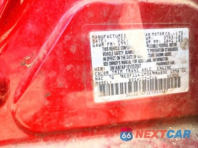 Zdjęcie 12 z 12 samochodu: 2014 NISSAN SENTRA S VIN:3N1AB7AP1EY253587 - miniatura