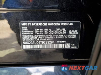 Zdjęcie 13 z 13 samochodu: 2026 BMW X5 XDRIVE40I VIN:5UX23EU06T9293294 - miniatura