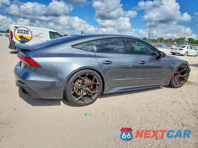Trzecie zdjęcie samochodu z tyłu: 2025 AUDI RS7 VIN:WUAPDBF21SN901295 - miniatura