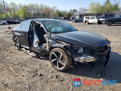 Czwarte zdjęcie samochodu z boku: 2022 HONDA ACCORD SPORT SE VIN:1HGCV1F45NA101326 - miniatura