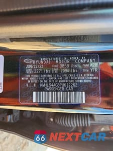 Zdjęcie 12 z 12 samochodu: 2023 HYUNDAI ELANTRA SEL VIN:KMHLS4AG8PU612262 - miniatura