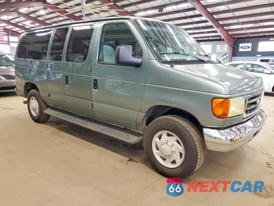 Czwarte zdjęcie samochodu z boku: 2006 FORD ECONOLINE E350 SUPER DUTY WAGON VIN:1FBNE31L76DA81912 - miniatura