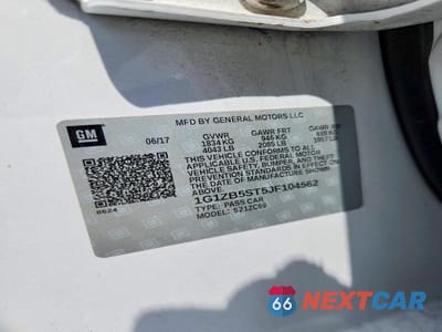 Zdjęcie 12 z 12 samochodu: 2018 CHEVROLET MALIBU LS VIN:1G1ZB5ST5JF104562 - miniatura