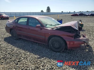 Czwarte zdjęcie samochodu z boku: 2002 CHEVROLET IMPALA LS VIN:2G1WH55K529225655 - miniatura