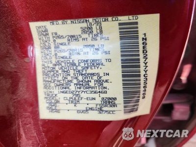 Zdjęcie 12 z 12 samochodu: 2000 NISSAN FRONTIER XE VIN:1N6ED27Y7YC356468 - miniatura
