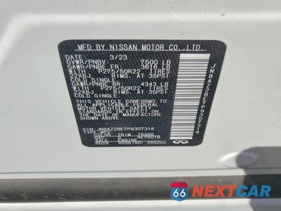 Zdjęcie 13 z 13 samochodu: 2023 INFINITI QX80 SENSORY VIN:JN8AZ2BE7P9307318 - miniatura