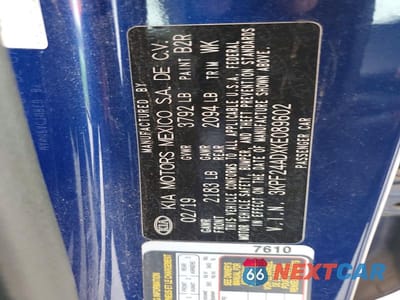 Zdjęcie 12 z 12 samochodu: 2019 KIA FORTE LXS VIN:3KPF24ADXKE089602 - miniatura