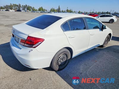 Trzecie zdjęcie samochodu z tyłu: 2013 HONDA CIVIC LX VIN:19XFB2F54DE274155 - miniatura