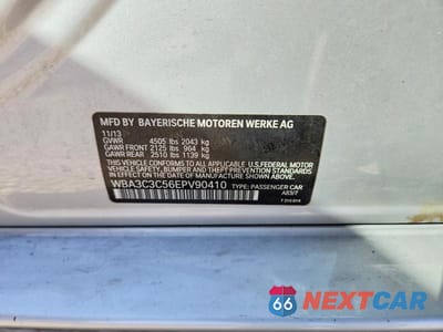 Zdjęcie 12 z 12 samochodu: 2014 BMW 320 I XDRIVE VIN:WBA3C3C56EPV90410 - miniatura