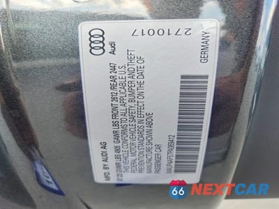 Zdjęcie 12 z 12 samochodu: 2023 AUDI S5 PREMIUM PLUS VIN:WAUP4AF57PA069412 - miniatura