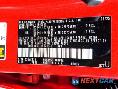 Zdjęcie 12 z 12 samochodu: 2025 TOYOTA COROLLA CROSS HYBRID XSE VIN:7MUFBABGXSV071040 - miniatura