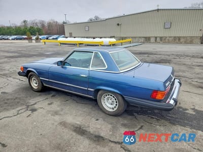Drugie zdjęcie samochodu z przodu: 1984 MERCEDES-BENZ 380 SL VIN:WDBBA45A0EA012826 - miniatura