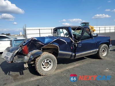 Trzecie zdjęcie samochodu z tyłu: 1989 CHEVROLET GMT-400 C1500 VIN:1GCDC14K6KZ178892 - miniatura