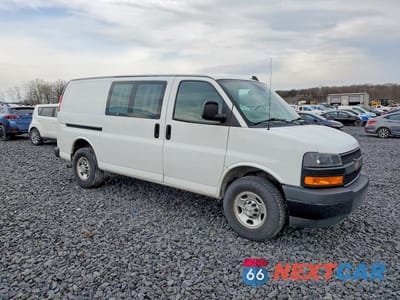 Czwarte zdjęcie samochodu z boku: 2022 CHEVROLET EXPRESS 2500 UTILITY / SERVICE VAN VIN:1GCWGAFP9N1168298 - miniatura