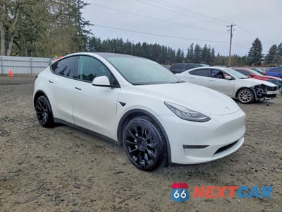 Czwarte zdjęcie samochodu z boku: 2022 TESLA MODEL Y VIN:7SAYGDEE7NF316064 - miniatura