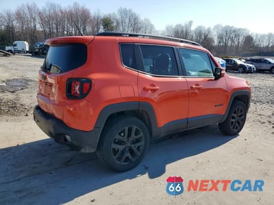 Trzecie zdjęcie samochodu z tyłu: 2017 JEEP RENEGADE LATITUDE VIN:ZACCJBBB3HPG08248 - miniatura