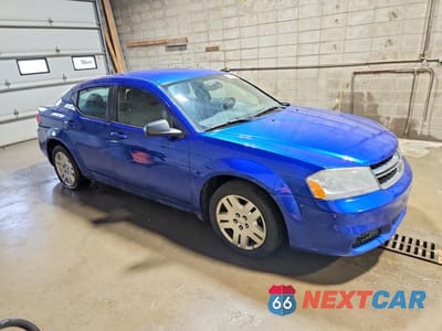 Czwarte zdjęcie samochodu z boku: 2013 DODGE AVENGER SE VIN:1C3CDZAB2DN617659 - miniatura