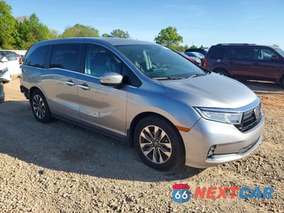 Czwarte zdjęcie samochodu z boku: 2023 HONDA ODYSSEY EXL VIN:5FNRL6H61PB005102 - miniatura