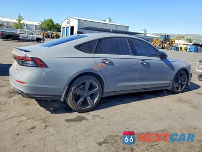 Trzecie zdjęcie samochodu z tyłu: 2023 HONDA ACCORD HYBRID SPORT-L VIN:1HGCY2F70PA019160 - miniatura