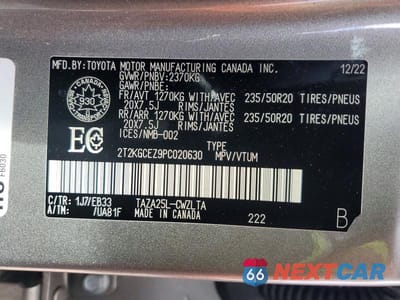 Zdjęcie 14 z 14 samochodu: 2023 LEXUS NX 350 VIN:2T2KGCEZ9PC020630 - miniatura