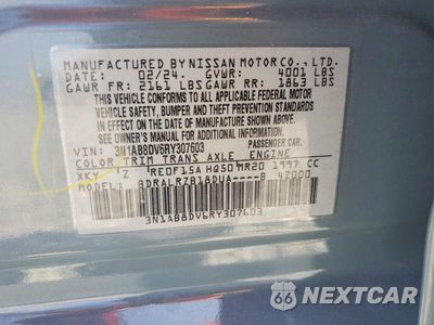Zdjęcie 12 z 12 samochodu: 2024 NISSAN SENTRA SR VIN:3N1AB8DV6RY307603 - miniatura