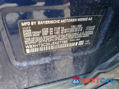 Zdjęcie 12 z 12 samochodu: 2018 BMW X1 XDRIVE28I VIN:WBXHT3C3XJ5K27785 - miniatura