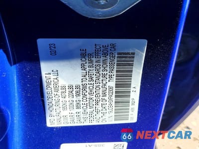 Zdjęcie 11 z 11 samochodu: 2023 ACURA INTEGRA A-SPEC VIN:19UDE4H3XPA023087 - miniatura