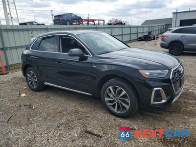 Czwarte zdjęcie samochodu z boku: 2023 AUDI Q5 PREMIUM PLUS 45 VIN:WA1EAAFY4P2040905 - miniatura
