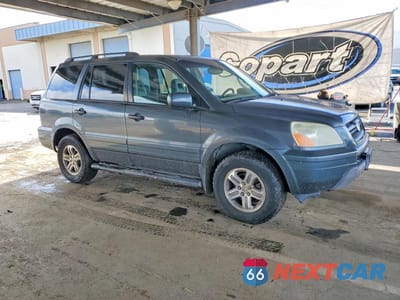 Czwarte zdjęcie samochodu z boku: 2005 HONDA PILOT EXL VIN:2HKYF18725H525807 - miniatura