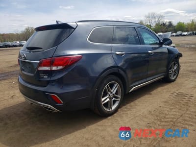 Trzecie zdjęcie samochodu z tyłu: 2017 HYUNDAI SANTA FE LIMITED ULTIMATE VIN:KM8SRDHF9HU225774 - miniatura
