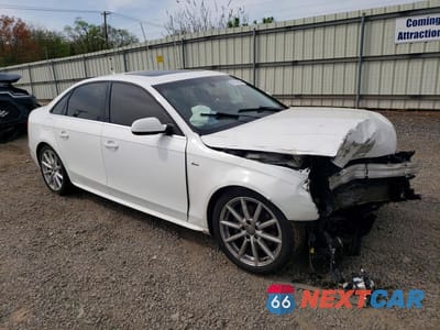 Czwarte zdjęcie samochodu z boku: 2014 AUDI A4 PREMIUM PLUS VIN:WAUFFAFL6EN041255 - miniatura